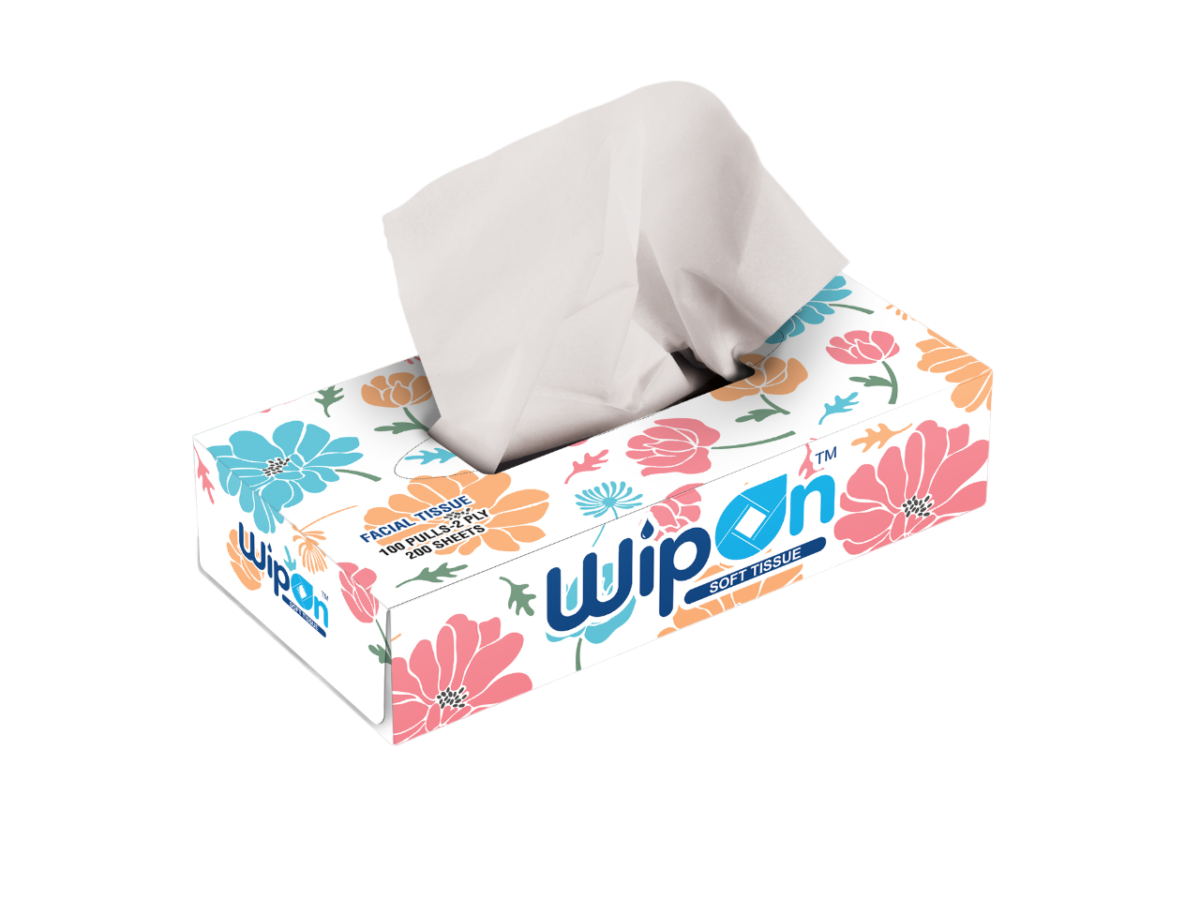 Wipon Pastel Flower Tissue Box