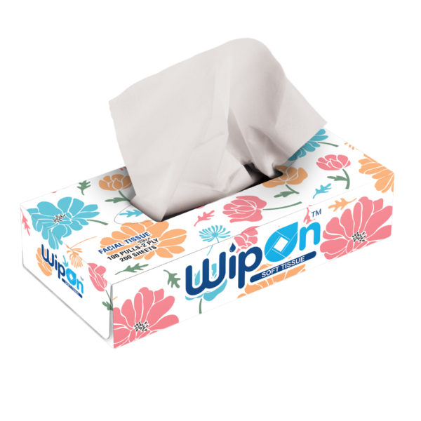 Wipon Pastel Flower Tissue Box